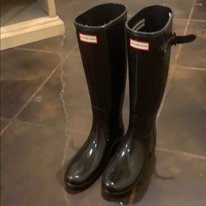 Hunter tall boots